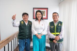 Rondas Campesinas expresan apoyo a Keiko Fujimori y proponen coordinación en seguridad ciudadana