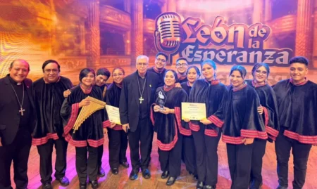 Papa León XIV felicita a los ganadores del concurso "León de la Esperanza": "¡Muy bonita la canción!"