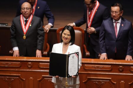 Keiko Fujimori recibió credenciales presidenciales para el periodo 2026-2031