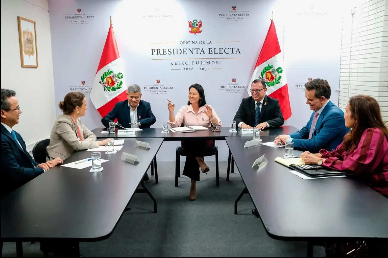 Keiko Fujimori: "Hemos planteado una agenda de trabajo de cara a los próximos cinco años"