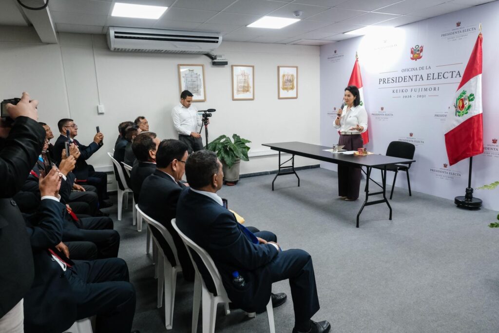Keiko Fujimori reafirma la necesidad de fortalecer la Policía Nacional