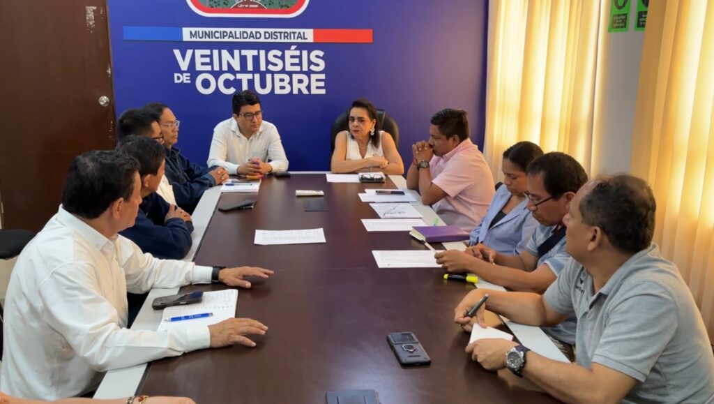 ENOSA y Municipalidad de Veintiséis de Octubre desarrollan mesa de trabajo ante riesgos y necesidades de electrificación por el FEN