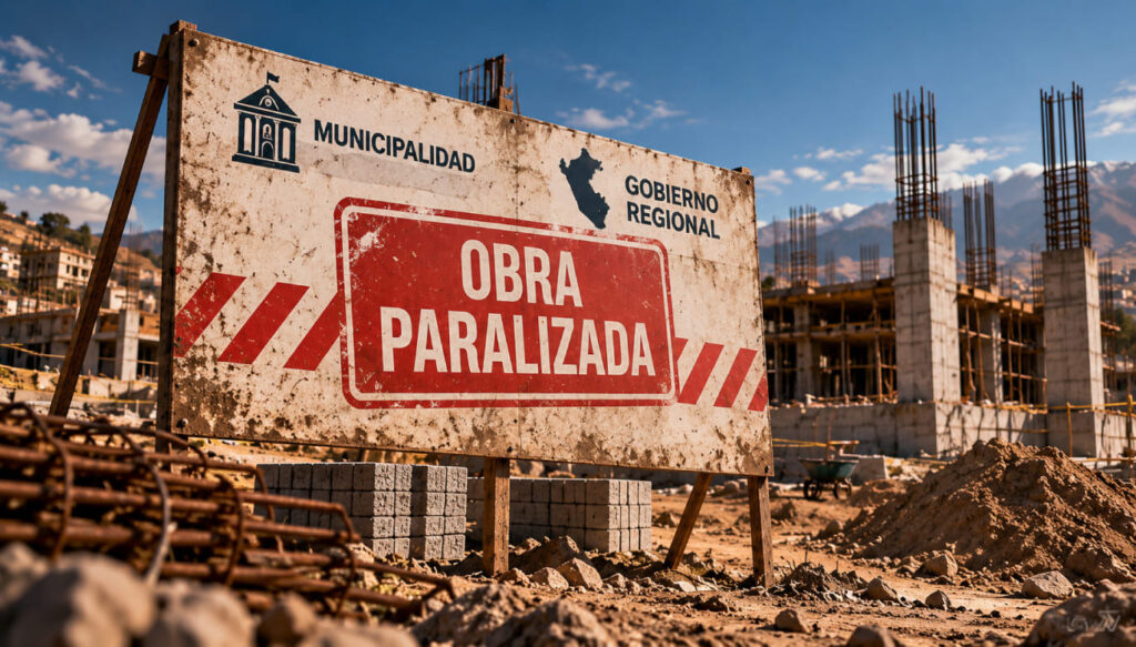 Piura acumula casi S/ 3,700 millones de inversión comprometida en obras paralizadas al primer semestre del 2026