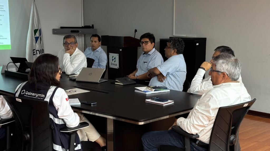 ENOSA presentó a Osinergmin los trabajos ejecutados para afrontar el FEN